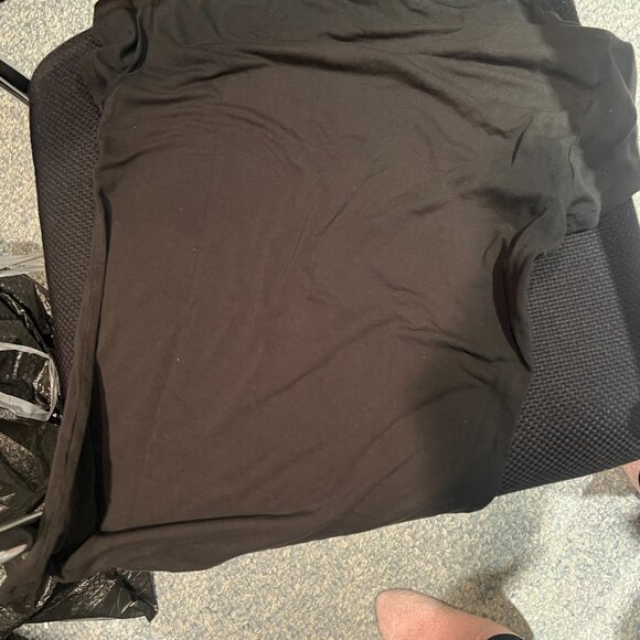 Ted Baker Calmin Fitted Tee blouse top black size 1 like new no tags - Picture 6 of 9